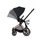 Alternate image 2 for CYBEX PRIAM Stroller with Matte Black Frame and Manhattan Grey Seat