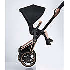Alternate image 5 for CYBEX PRIAM Stroller with Matte Black Frame and Manhattan Grey Seat