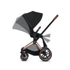 Alternate image 2 for CYBEX PRIAM Stroller with Matte Black Frame and Premium Black Seat