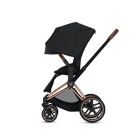 Alternate image 4 for CYBEX PRIAM Stroller with Matte Black Frame and Premium Black Seat