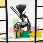 Alternate image 8 for CYBEX PRIAM Stroller with Matte Black Frame and Premium Black Seat