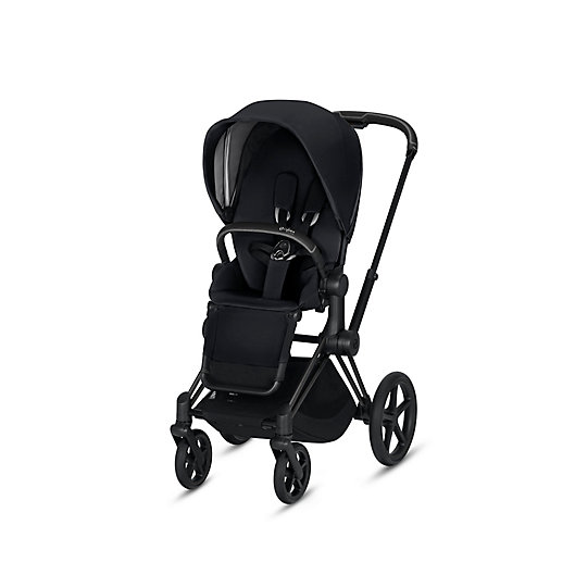 Alternate image 1 for CYBEX Priam Stroller with Matte Black Frame and Premium Black Seat