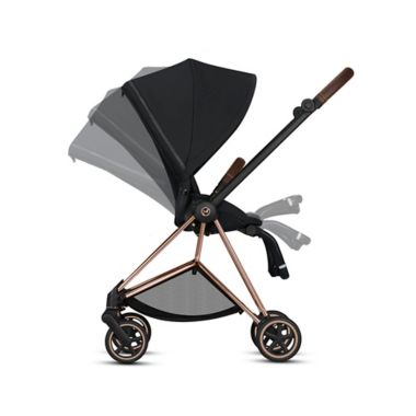 CYBEX Mios Stroller with Matte Black Frame and Premium Black Seat. View a larger version of this product image.