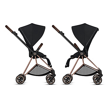 CYBEX Mios Stroller with Matte Black Frame and Premium Black Seat. View a larger version of this product image.