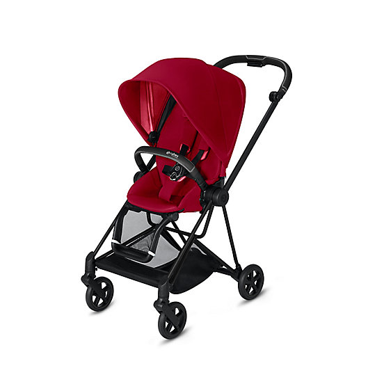 Alternate image 1 for CYBEX Mios Stroller with Matte Black Frame and True Red Seat