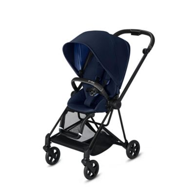 Cybex Mios Stroller with Matte Black Frame - Indigo Blue