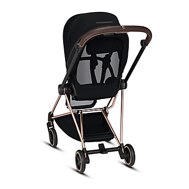 CYBEX Mios Stroller with Chrome/Black Frame and Premium Black Seat. View a larger version of this product image.
