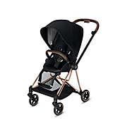 CYBEX Mios Stroller with Rose Gold Frame and Premium Black Seat