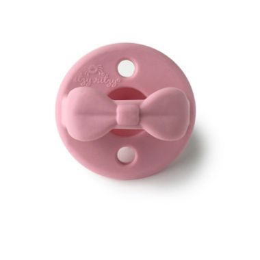 Itzy Ritzy&reg; Sweetie Soother&trade; 2-Pack Silicone Pacifier in Pink Bow. View a larger version of this product image.