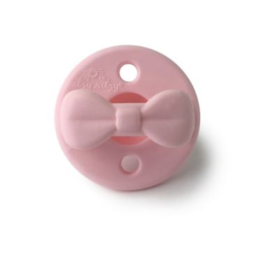 Itzy Ritzy&reg; Sweetie Soother&trade; 2-Pack Silicone Pacifier in Pink Bow. View a larger version of this product image.