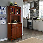 Alternate image 1 for Home Styles Natural Wood Top Small Buffet/Server with Hutch