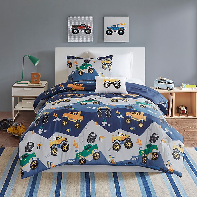 Mi Zone Kids Nash Reversible Comforter, Twin Monster Bedding