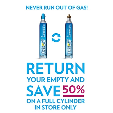 SodaStream&reg; 60-Liter Spare Carbonator Cylinder. View a larger version of this product image.