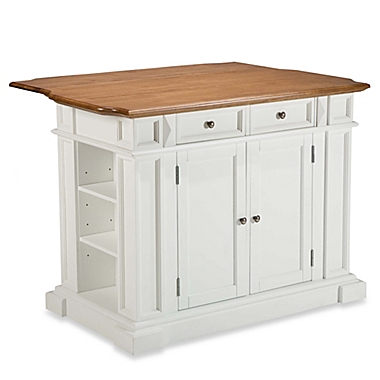 Home Styles Kitchen Island with Distressed Oak Top. View a larger version of this product image.