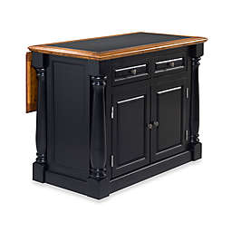 Home Styles Monarch Kitchen Island with Distressed Oak Top
