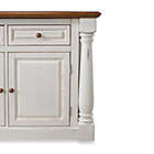 Alternate image 5 for Home Styles Monarch 3-Piece Kitchen Island with Stools in Antiqued White