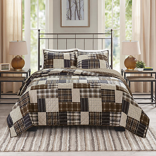 Madison Park Timber Reversible Coverlet, Bed Bath And Beyond California King Quilts