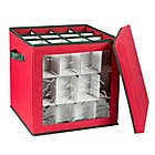 Alternate image 4 for Honey-Can-Do&reg; Ornament Storage Cube in Red