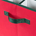 Alternate image 5 for Honey-Can-Do&reg; Ornament Storage Cube in Red