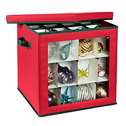Honey-Can-Do® Ornament Storage Cube in Red
