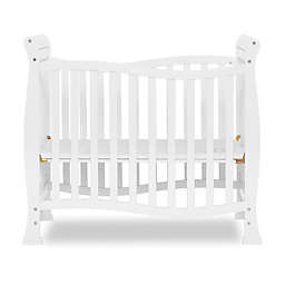 Dream On Me Piper 4-In-1 Convertible Mini Crib in White