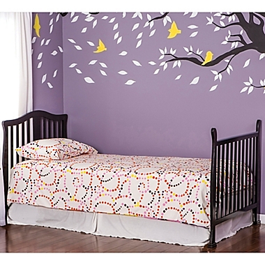 Dream On Me Naples 3-In-1 Convertible Mini Crib in Black. View a larger version of this product image.
