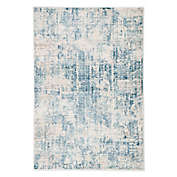Jaipur Living Abstract 2&#39; x 3&#39; Accent Rug in Blue/Ivory