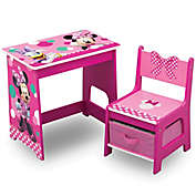 Delta Children Disney&reg; Minnie Mouse Kids Wood Desk and Chair Set in Pink