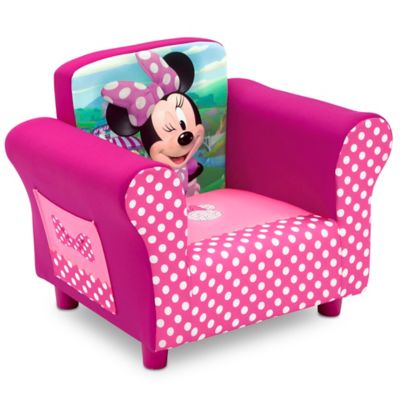minnie mouse upholstered sofa & ottoman set