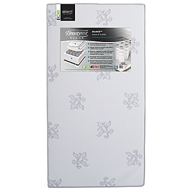 Beautyrest&reg; BlackICE 2-Stage Crib and Toddler Mattress in White. View a larger version of this product image.