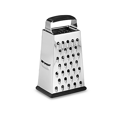 Our Table&trade; 4-Sided 6-Inch Stainless Steel Grater in Black. View a larger version of this product image.