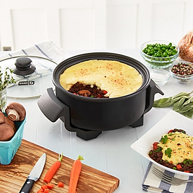 Dash&reg; 8-Inch Mini Skillet in Black. View a larger version of this product image.