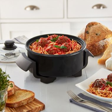 Dash&reg; 8-Inch Mini Skillet in Black. View a larger version of this product image.