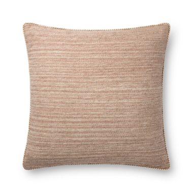 Magnolia Home By Joanna Gaines Hunter Square Throw Pillow in Blush. View a larger version of this product image.