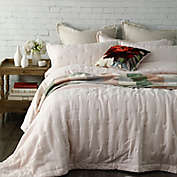 Laundered Linen Full/Queen Comforter Set in Blush