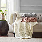 Alternate image 4 for Madison Park Chunky Double Knit Throw Blanket in Ivory