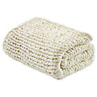 Alternate image 0 for Madison Park Chunky Double Knit Throw Blanket in Ivory