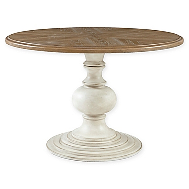Madison Park Lexi Dining Table in Walnut/Antique Cream. View a larger version of this product image.