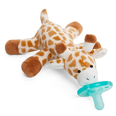 WubbaNub&trade; Size 0-6M Giraffe Infant Pacifier in Brown. View a larger version of this product image.