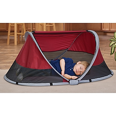 KidCo&reg; PeaPod Infant Travel Bed in Cranberry. View a larger version of this product image.