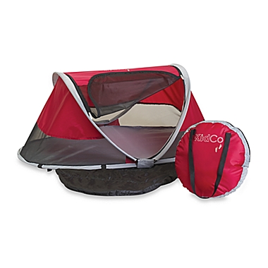 KidCo&reg; PeaPod Infant Travel Bed in Cranberry. View a larger version of this product image.