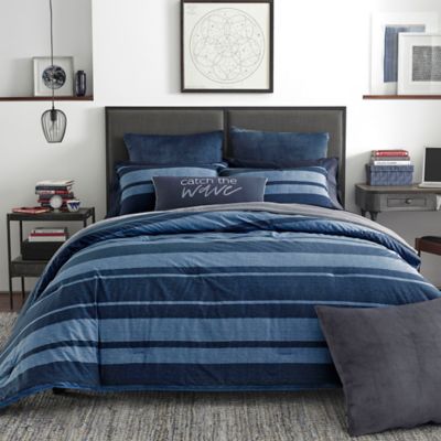 Details about   IZOD Choose Size Bedskirt Pillow Sham Classic Stripe Comforter Set 