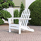 Alternate image 0 for POLYWOOD&reg; Folding Adirondack Chair in White