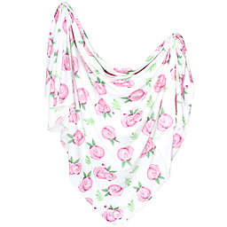 Copper Pearl™ Grace Knit Swaddle Blanket in Pink Flower
