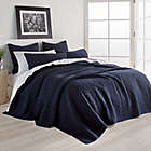 Alternate image 1 for DKNY Speckled Jersey Twin Quilt in Navy