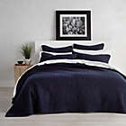Alternate image 2 for DKNY Speckled Jersey Twin Quilt in Navy