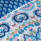 Alternate image 6 for Heather Medallion Reversible Twin/Twin XL Duvet Cover Set in White