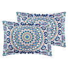 Alternate image 4 for Heather Medallion Reversible Twin/Twin XL Duvet Cover Set in White