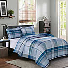 Alternate image 2 for Griffin Plaid Twin XL Comforter Set in Blue