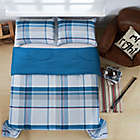 Alternate image 3 for Griffin Plaid Twin XL Comforter Set in Blue